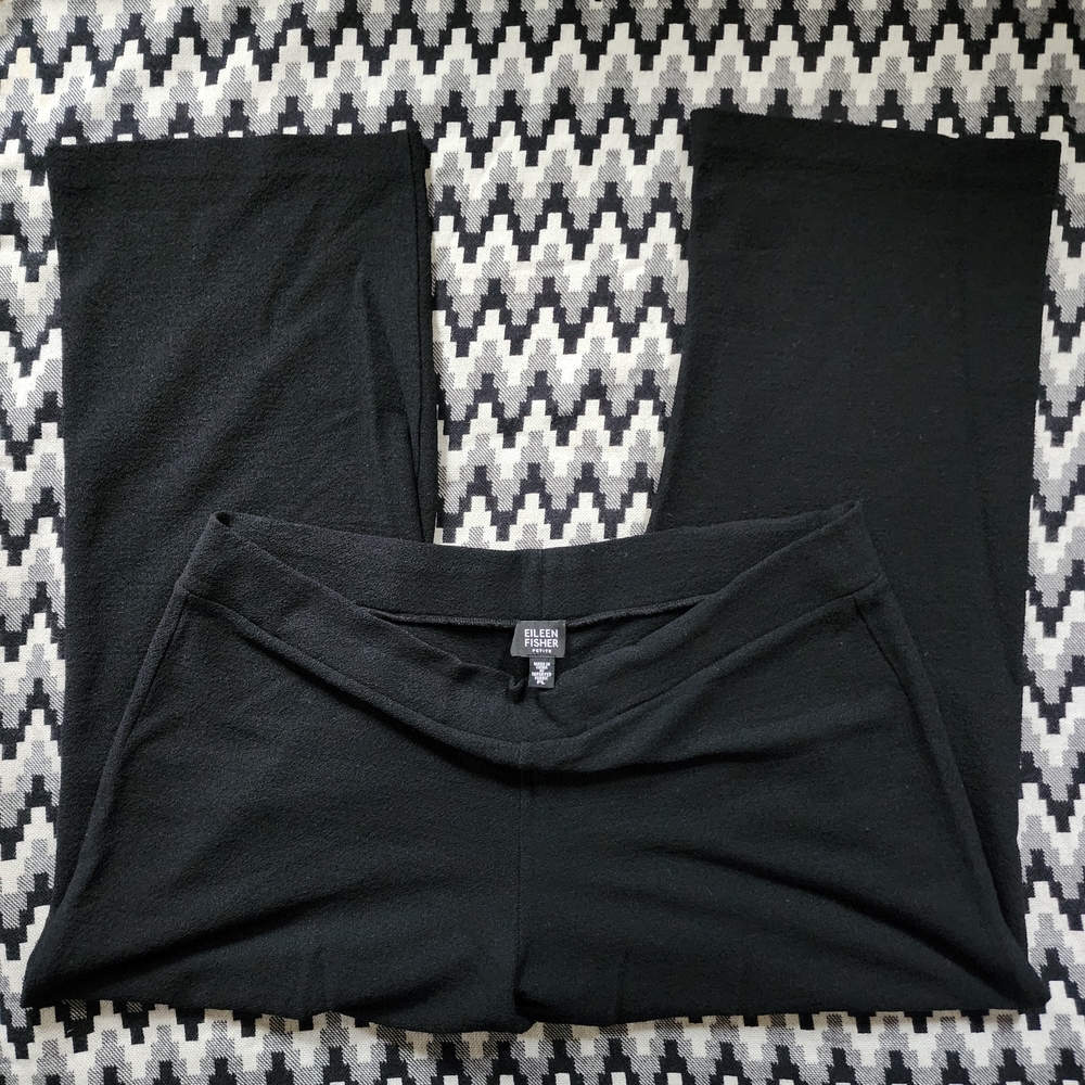 EILEEN FISHER Wool Wide-Leg Cropped Pants